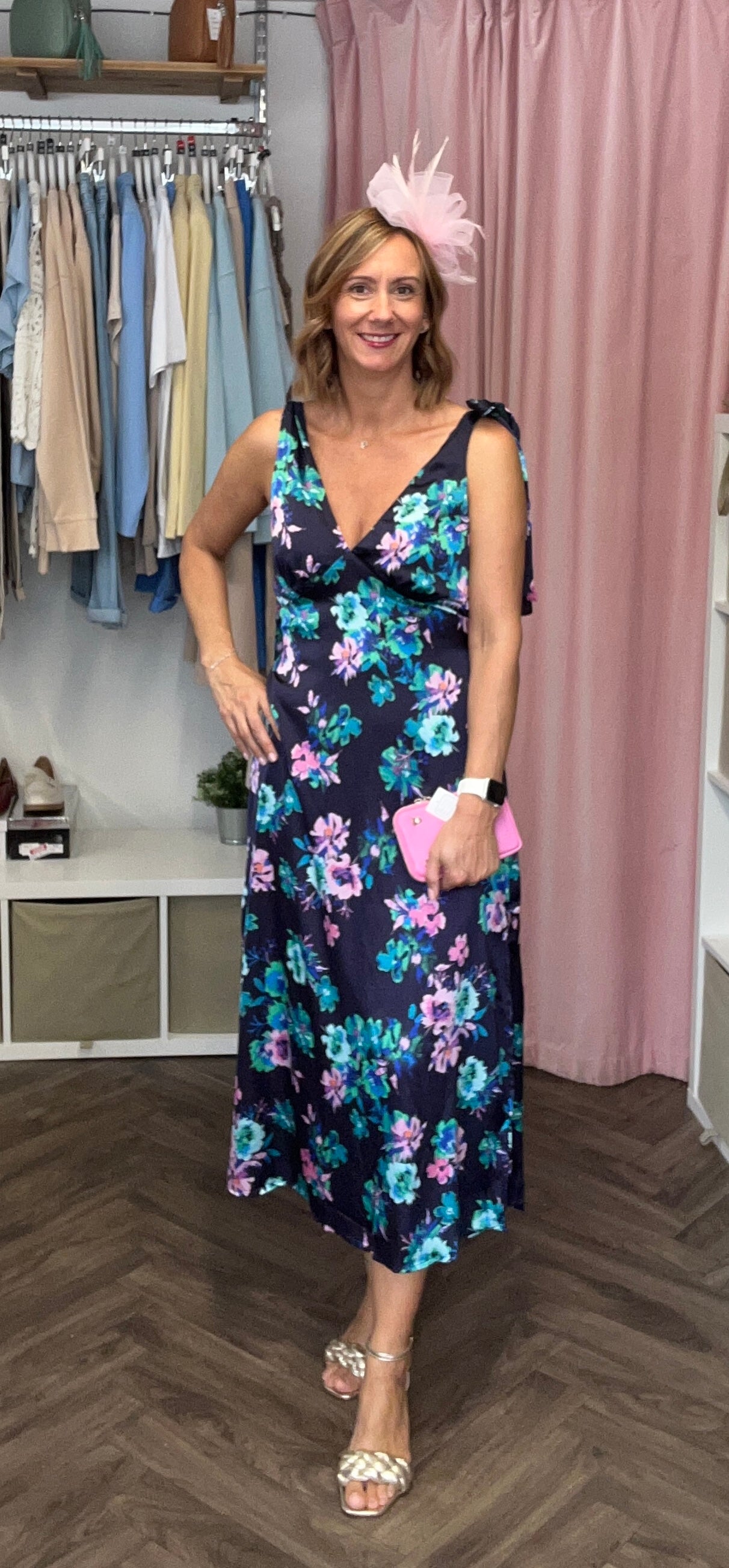 BEVERLY Floral Midi Dress