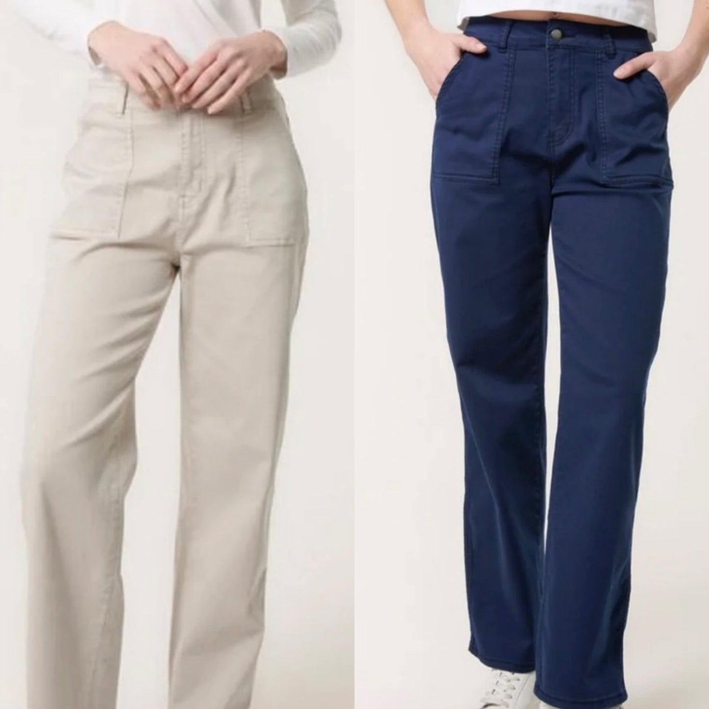 JASMINE Wide Leg Chino