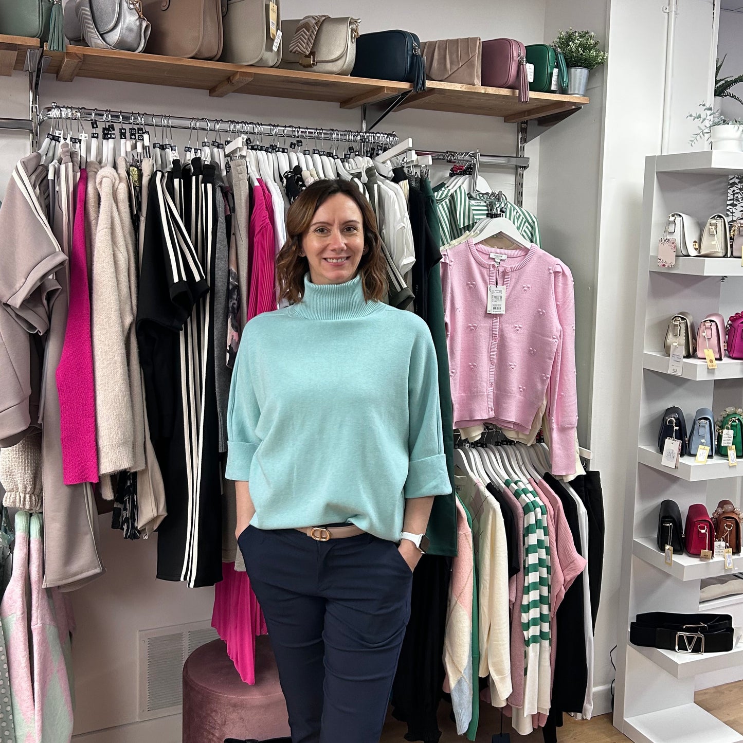 BELLA Roll Neck Jumper