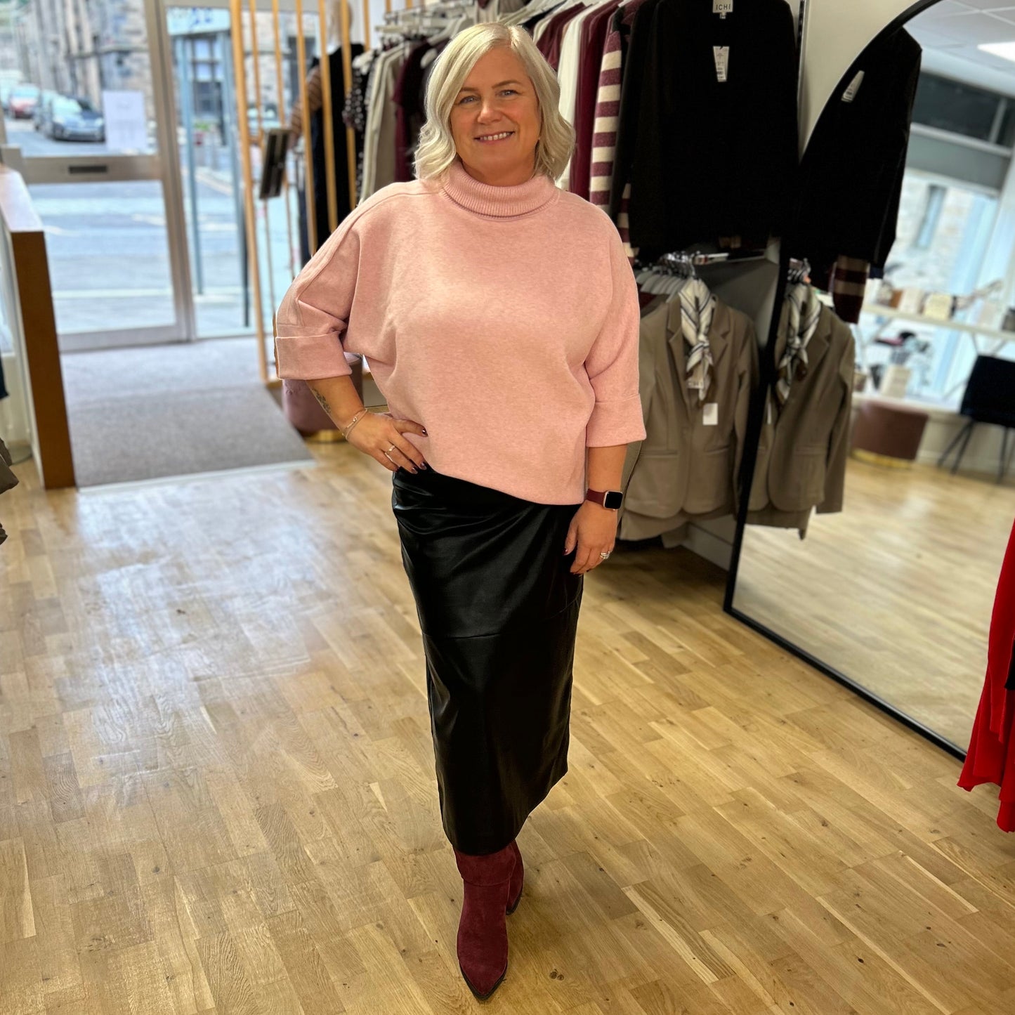 BELLA Roll Neck Jumper