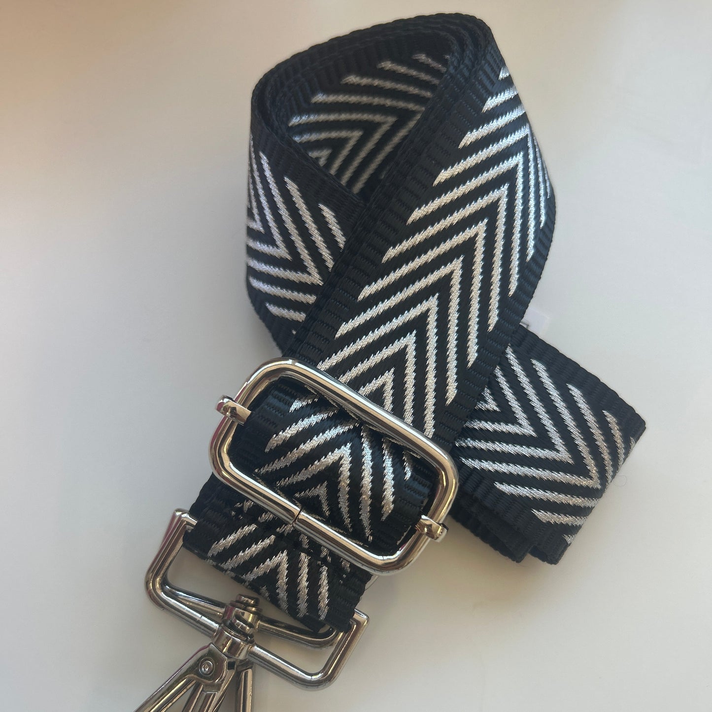 Bag Strap - KATE Metalic Chevron