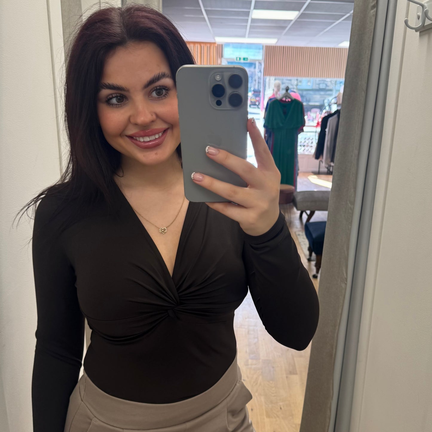 LOWENNA Knot Detail Top