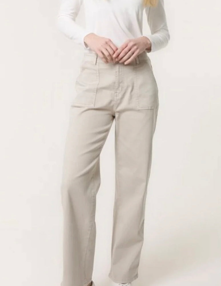 JASMINE Wide Leg Chino