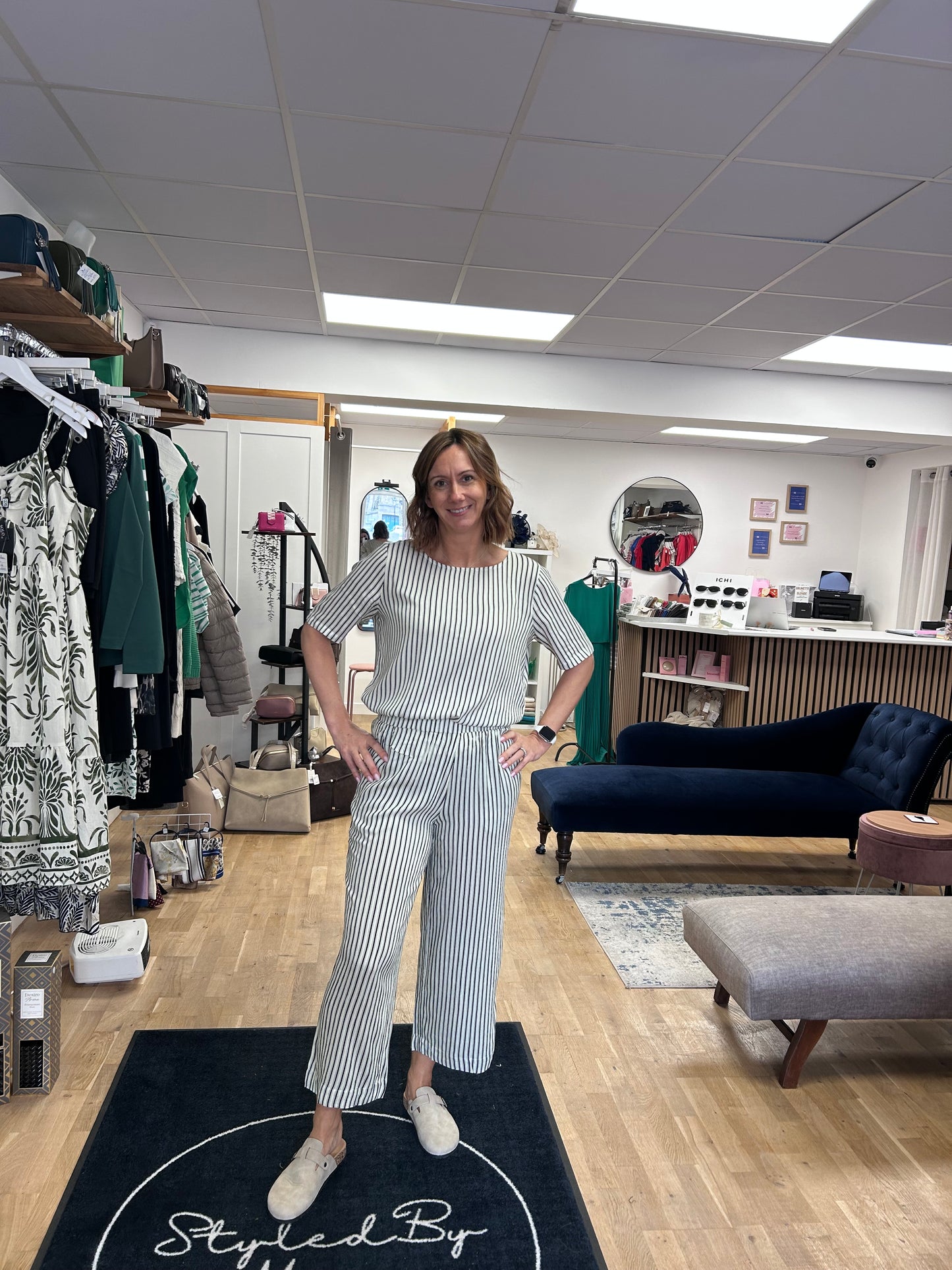 MARRAKECH Wide Leg Crop Trousers