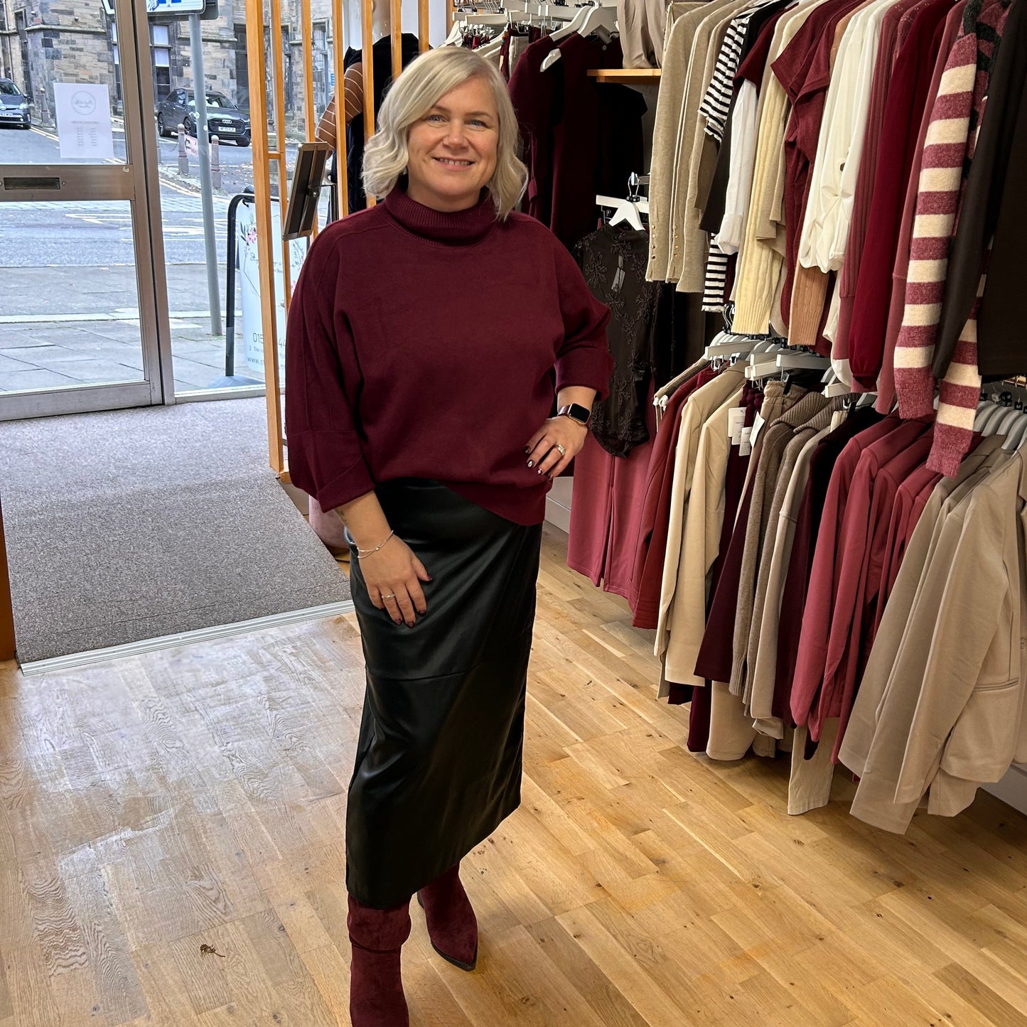 BELLA Roll Neck Jumper