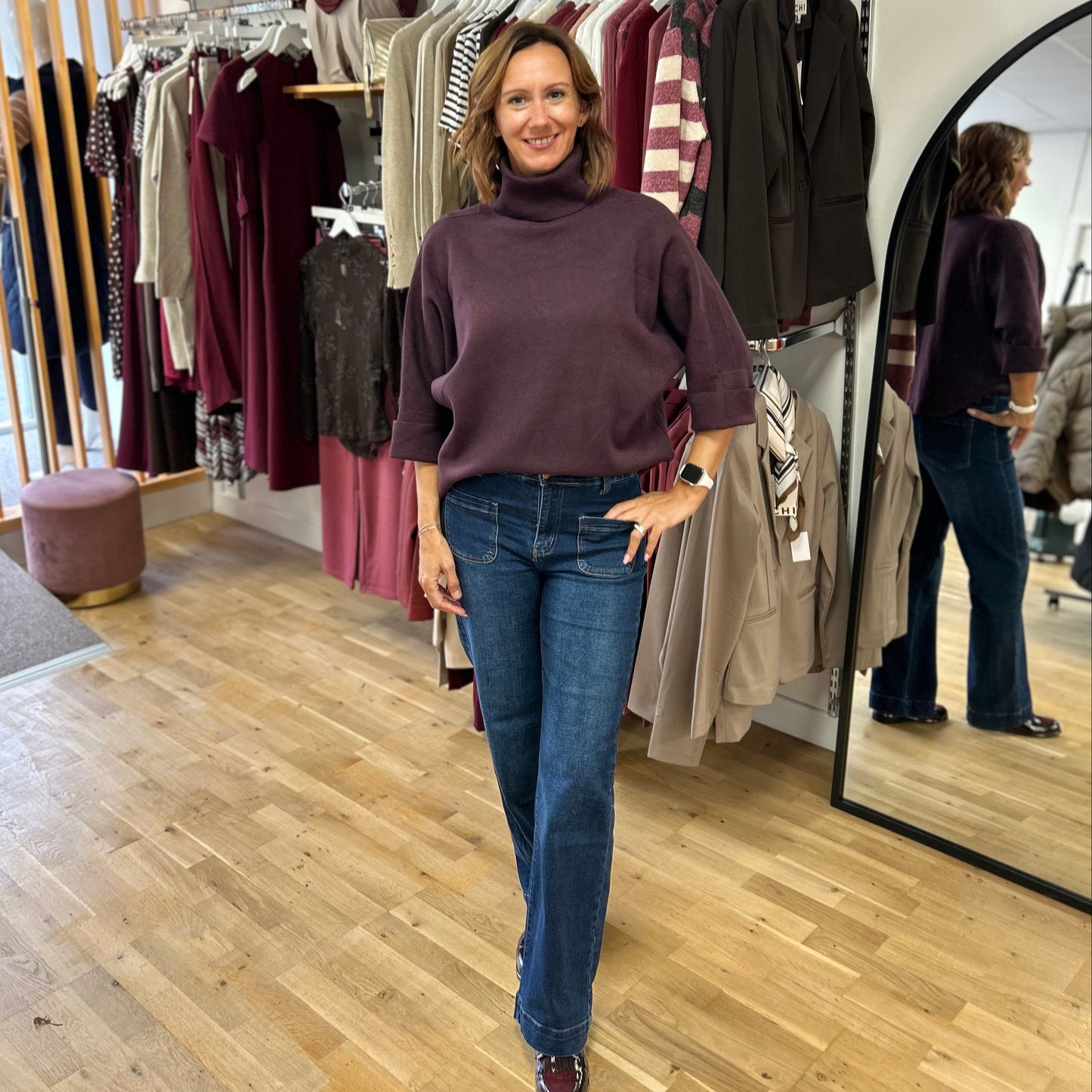 BELLA Roll Neck Jumper