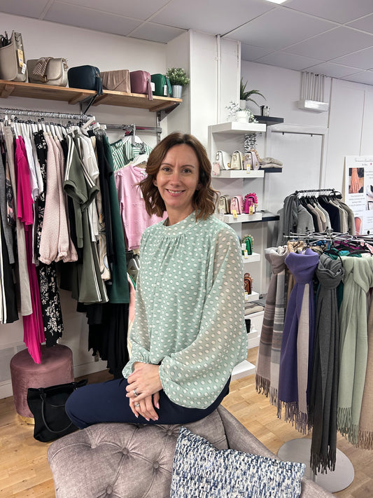 DOLLY High Neck Blouse