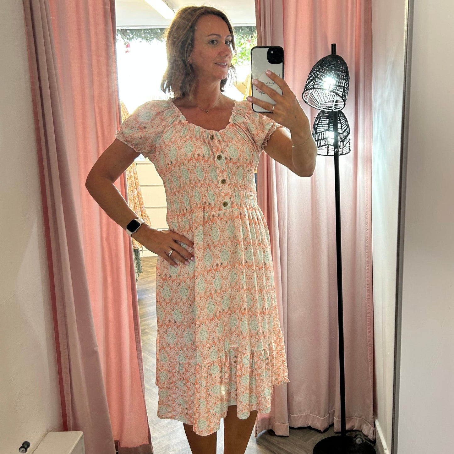 CALLA Bardot Midi Dress