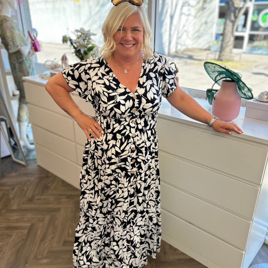 CALLA V Neck Maxi Dress