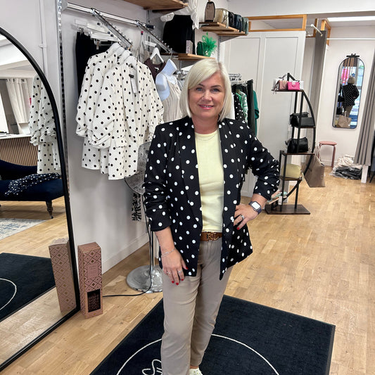 ISLA Polka Dot Blazer