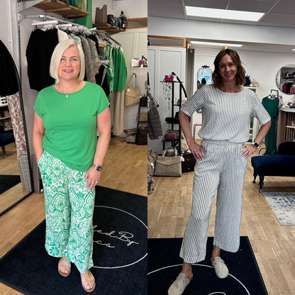 MARRAKECH Wide Leg Crop Trousers
