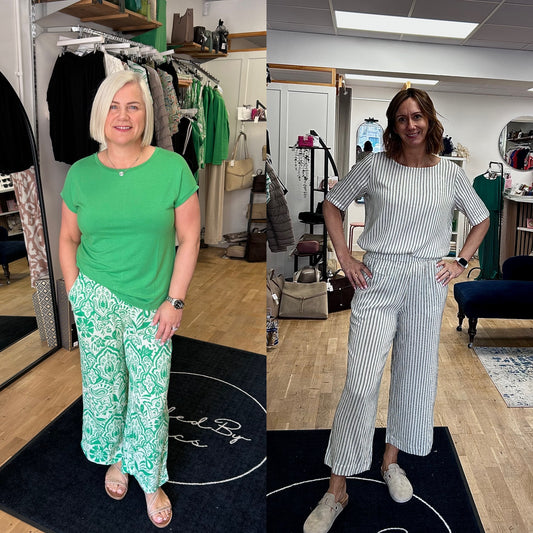 MARRAKECH Wide Leg Crop Trousers