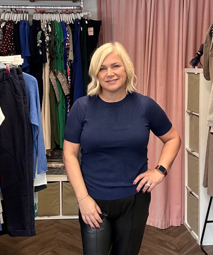 MEGAN Short Sleeve Jumper