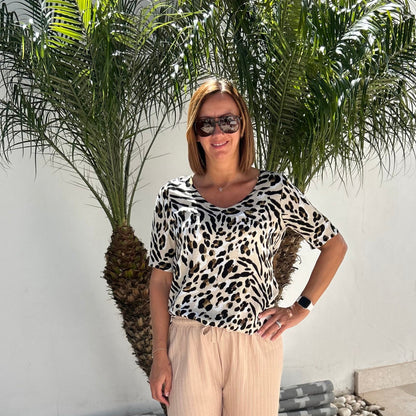 ALEAH V Neck Blouse
