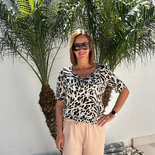 ALEAH V Neck Blouse