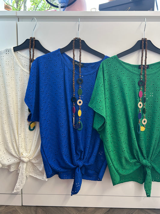 ROMANE Broderie Anglaise Top