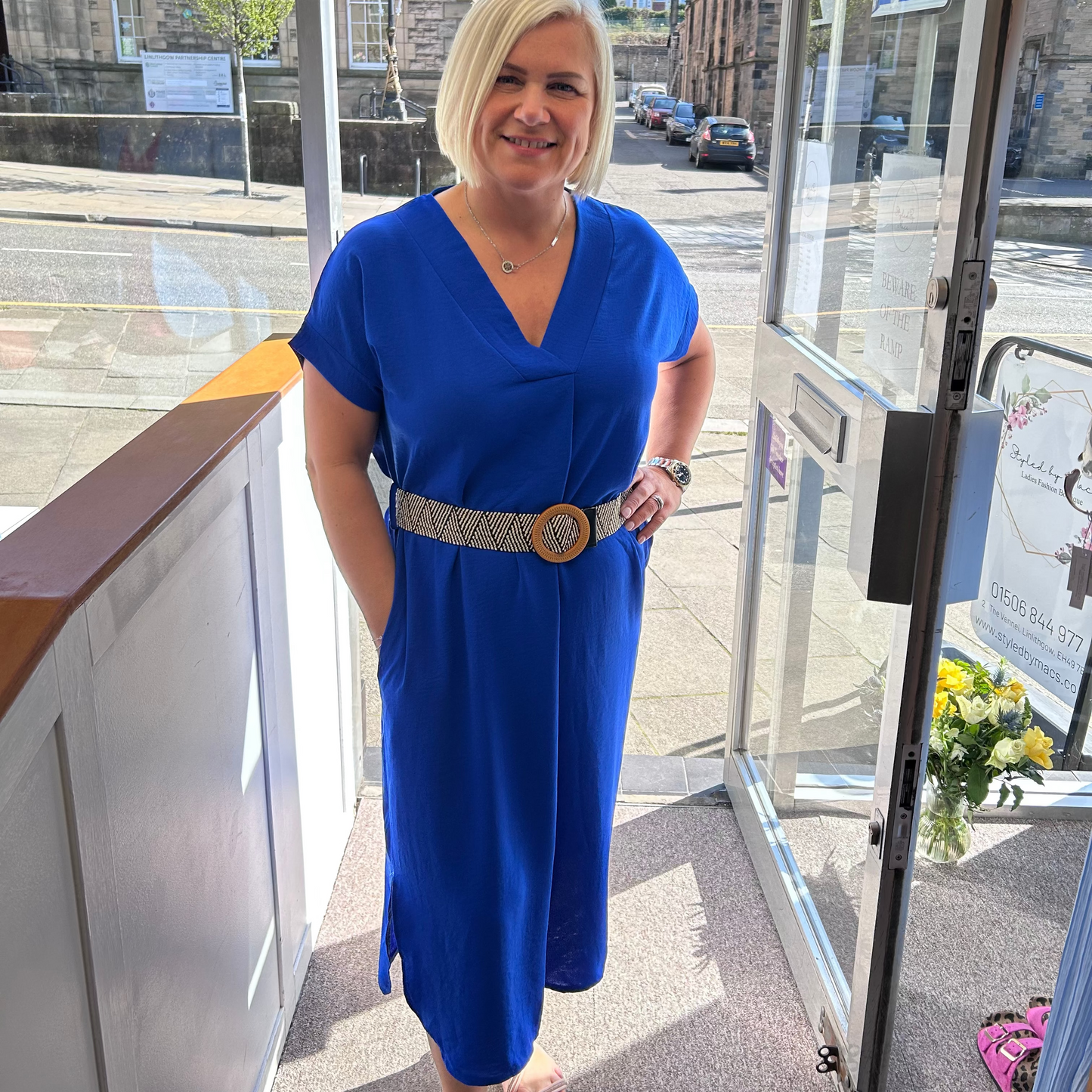SERENITY 'V' neck dress