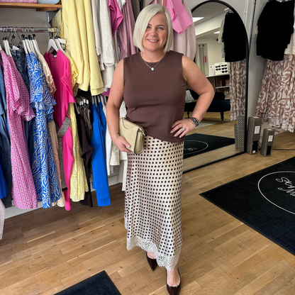 SIENNA Satin Style Maxi Skirt