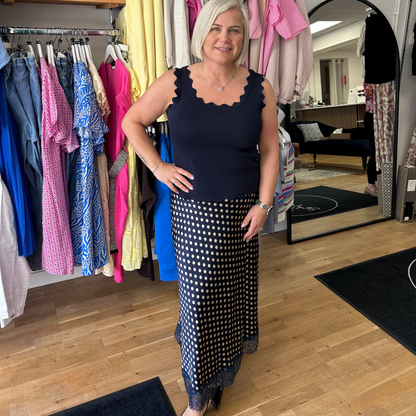 SIENNA Satin Style Maxi Skirt