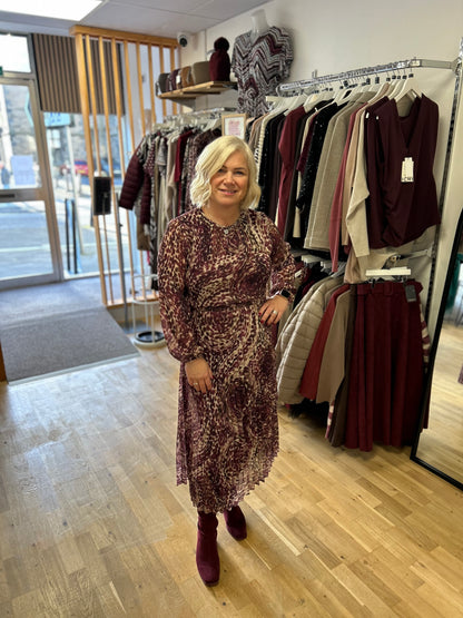 VIENNA Pleated Dress