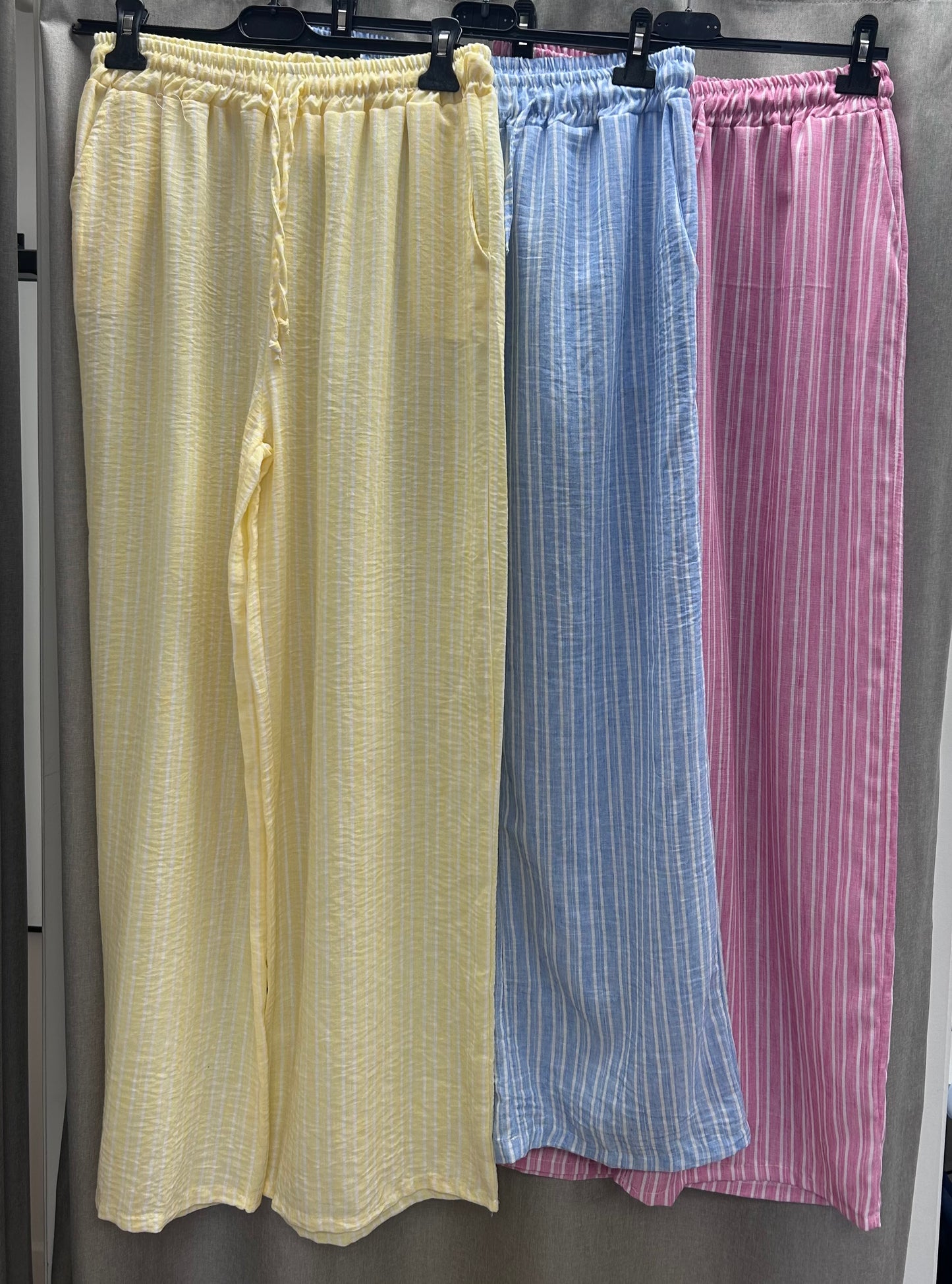 PAIGE Palazzo Striped Trousers
