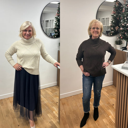 JULIE Cowl Neck Jumper