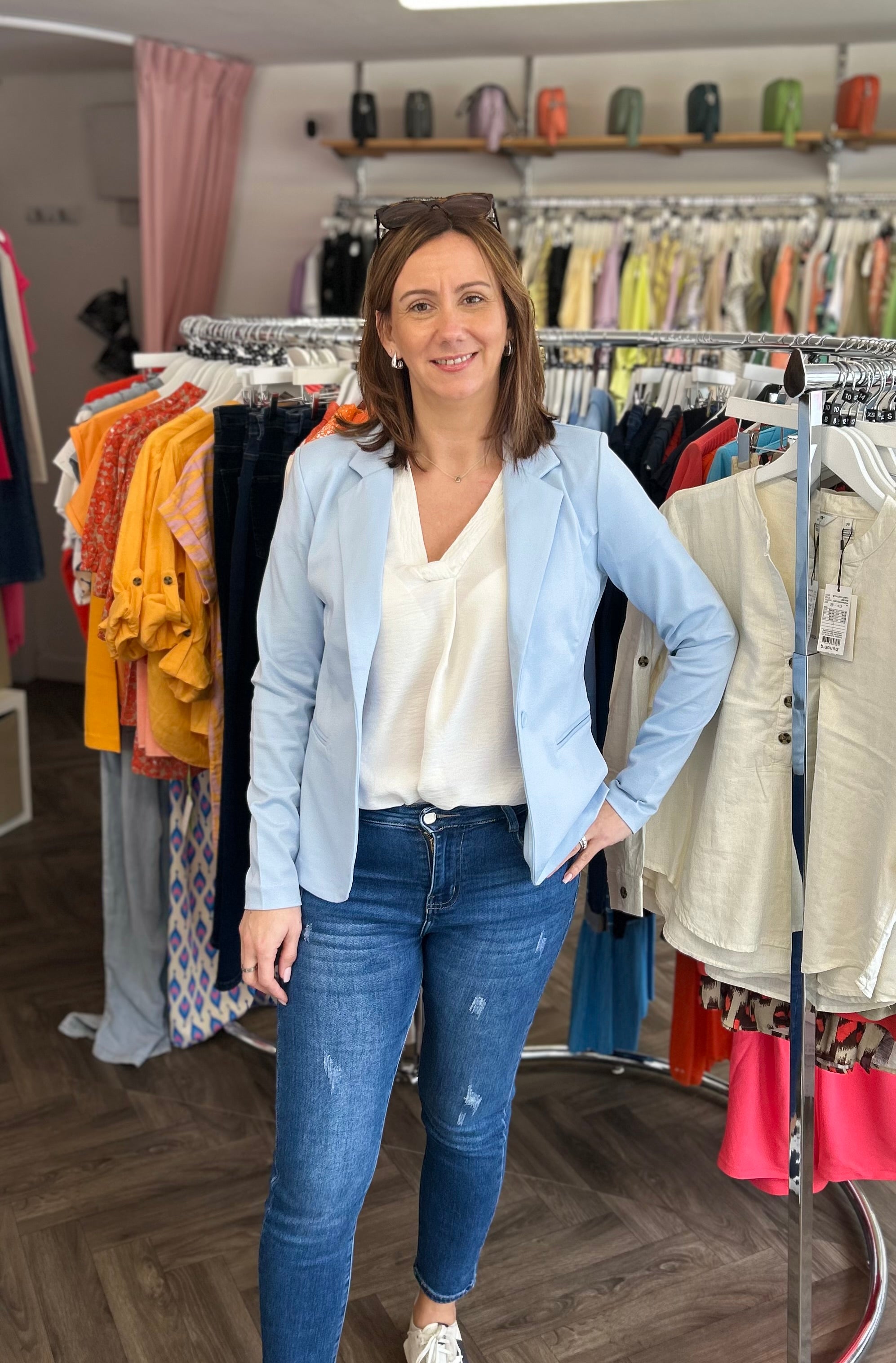 2 ICHI Kate Blazer SALE Styled by Macs