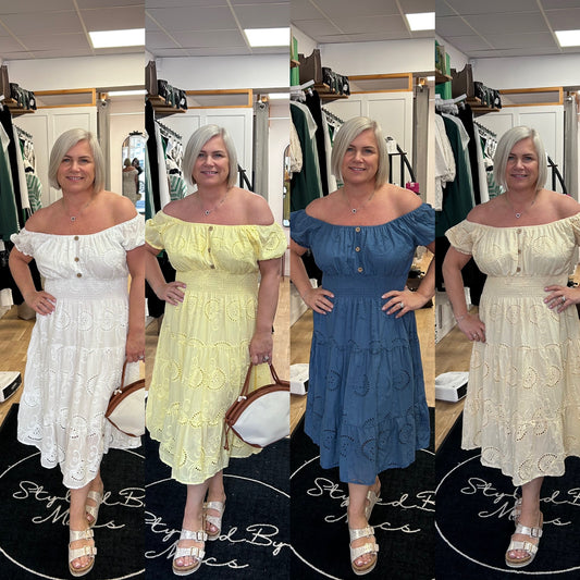 CALLA Bardot Midi Dress