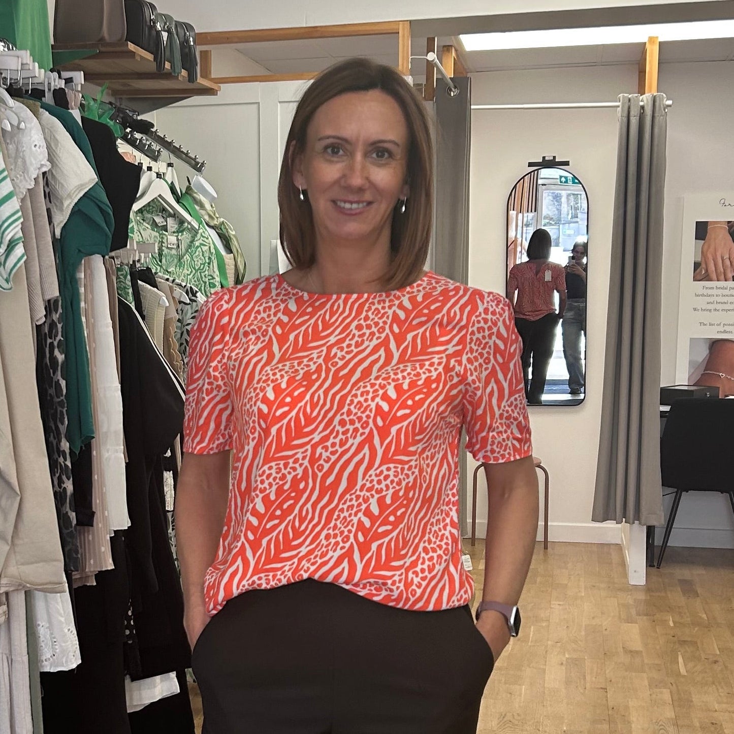 MJOELLA Round Neck Blouse