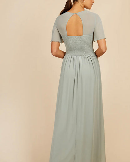 LILLY Knot Detail Maxi Dress