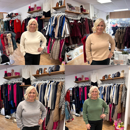 MYLAH Cable Sleeve Knit Jumper