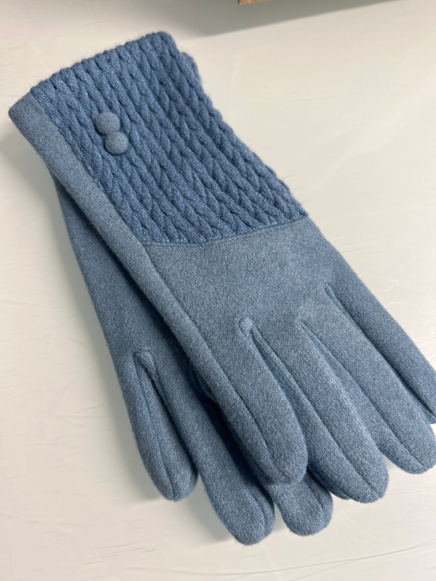LUXE Knitted Detail Gloves