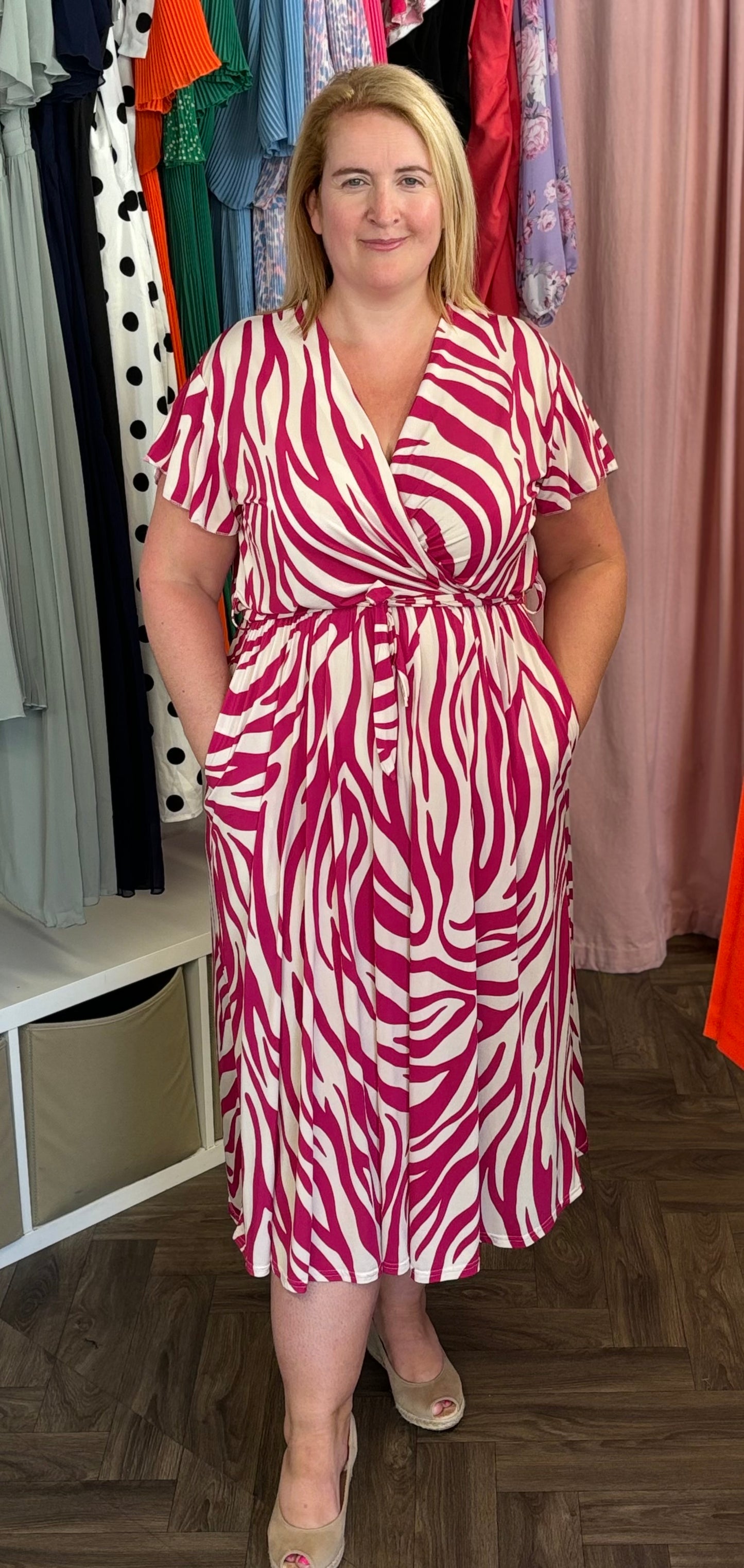 MAISIE Magic Wrap style dress
