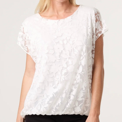 OPHELIA Round Neck Blouse