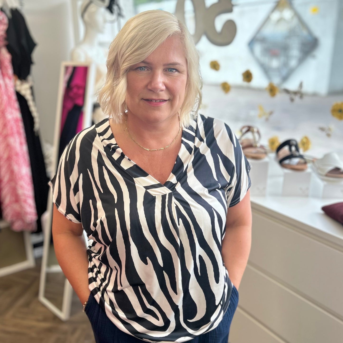 KAY V Neck Top