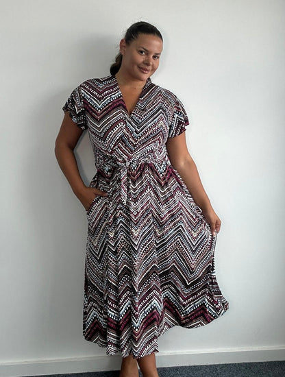 MAISIE Magic Wrap style dress