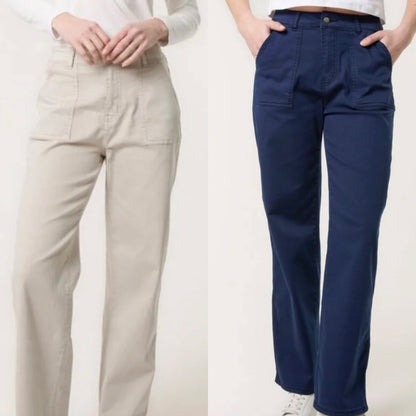 JASMINE Wide Leg Chino