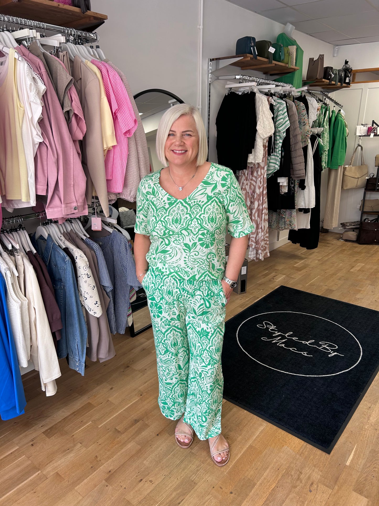 MARRAKECH Wide Leg Crop Trousers