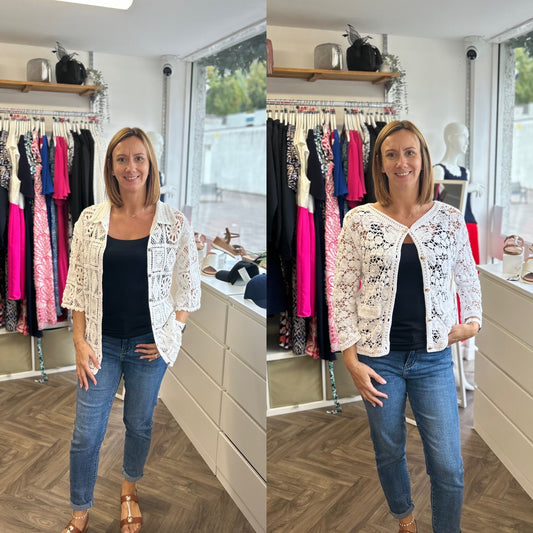 CLARA Crochet Cardigan