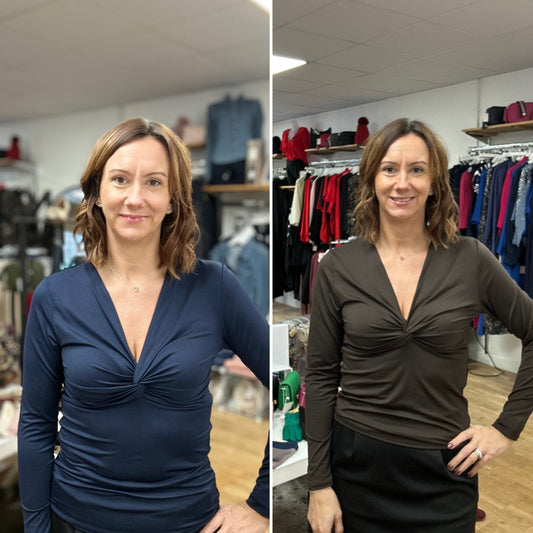 LOWENNA Knot Detail Top