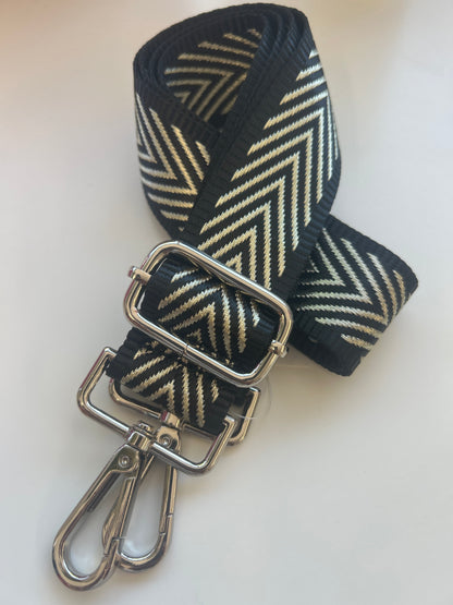 Bag Strap - KATE Metalic Chevron