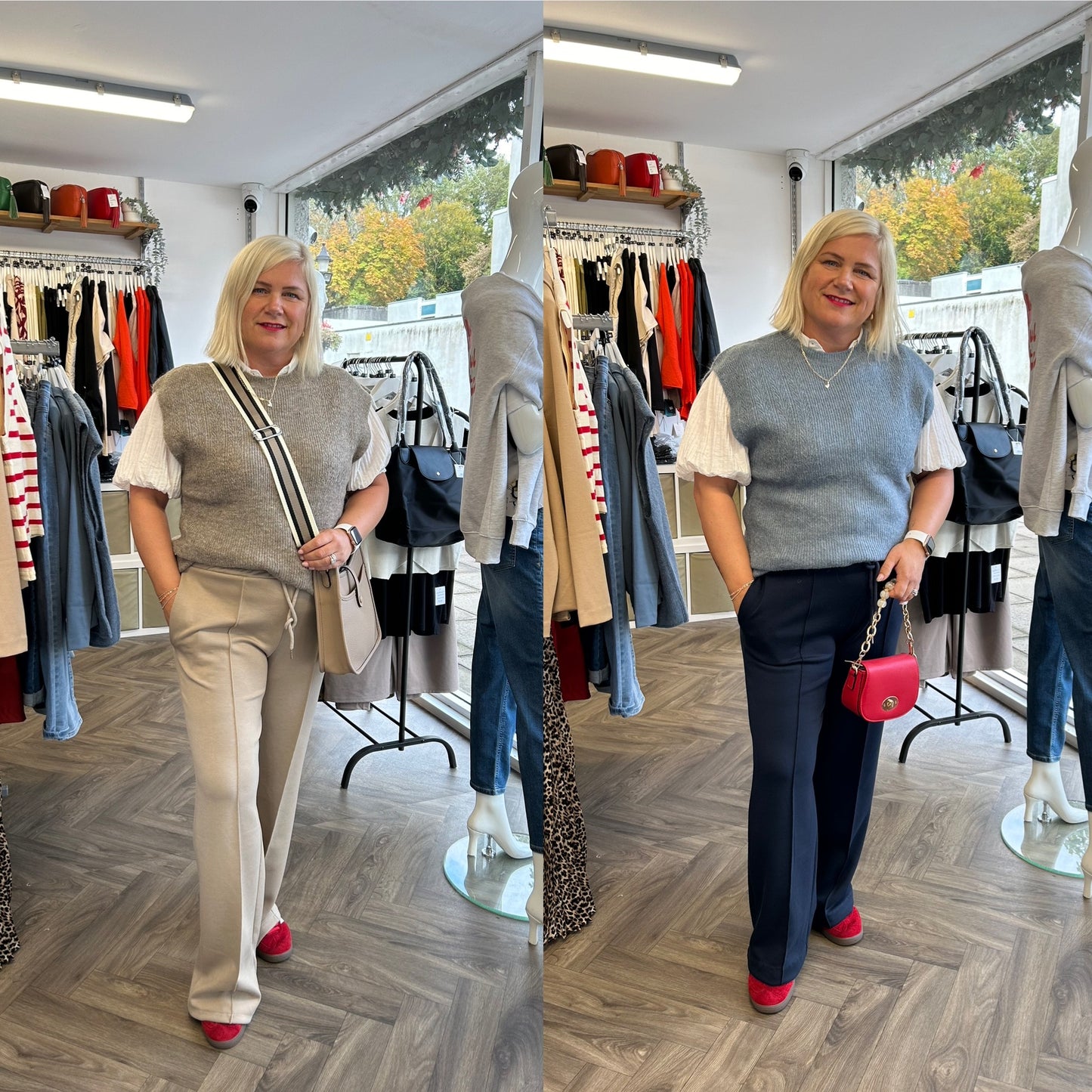 SOPHIA Stretch Wide Leg Trouser