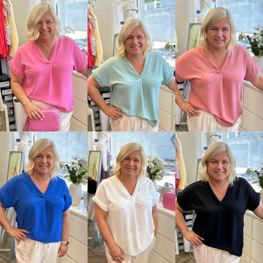 TIA 'V' Neck Top