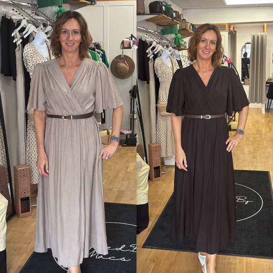 ROMY Faux Wrap Maxi Dress