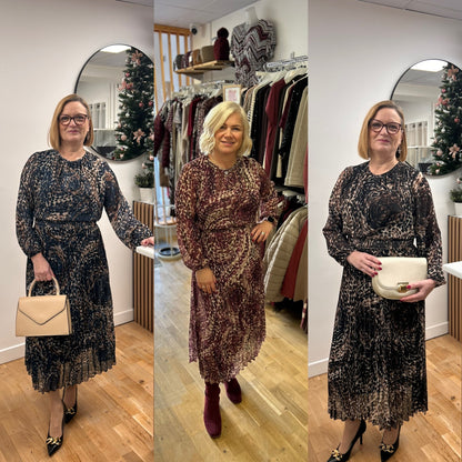 VIENNA Pleated Dress