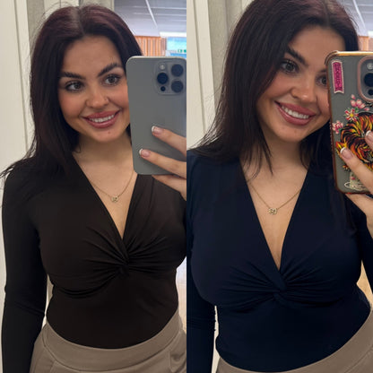 LOWENNA Knot Detail Top