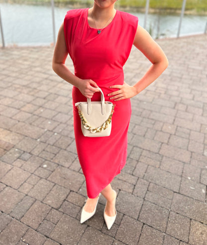 Ichi KATINE Sleeveless Midi Dress