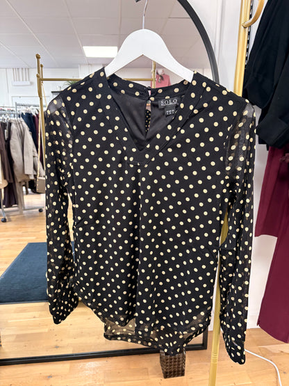 ROBIN Polka Print Top