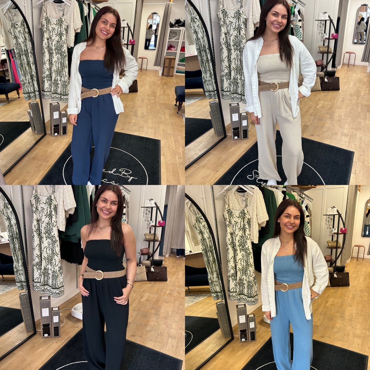 MADDIE Bardot Jumpsuit