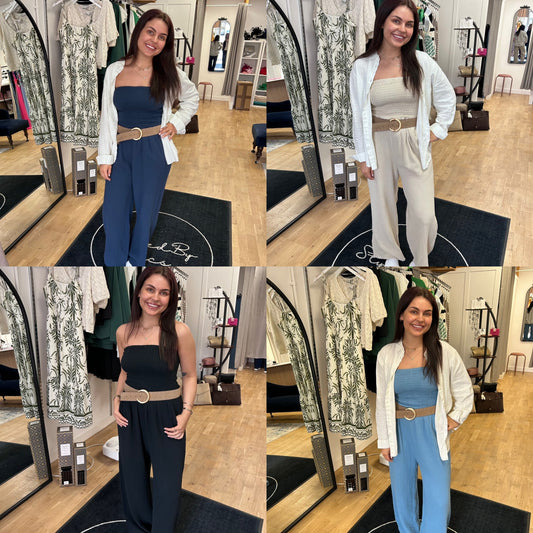 MADDIE Bardot Jumpsuit